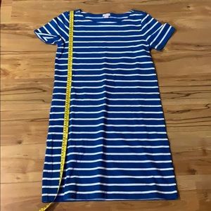 J Crew blue shift dress